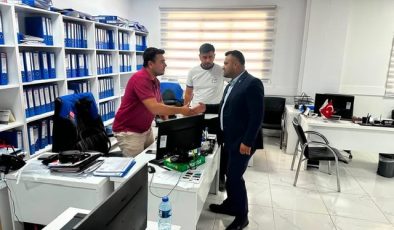 HAK-İŞ İl Başkanı Hizmet-iş Kahramanmaraş Şube Başkanı Mehmet Akif Dağ’dan KASKİ Emekçilerine Ziyaret