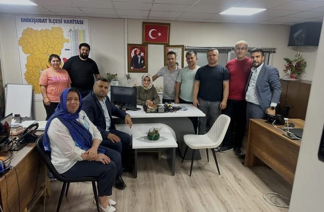 Hak-İş İl Başkanı ve Hizmet-İş Şube Başkanı Mehmet Akif Dağ’dan Onikişubat Belediyesi Emekçilerine Ziyaret