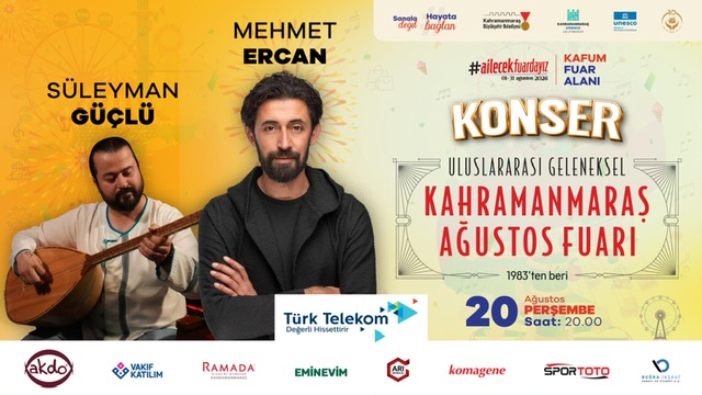 Ağustos Fuarı’nda Müzik ve Şiir Dolu Bir Gece Ziyaretçileri Bekliyor