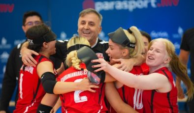 Büyükşehir’in Kadın Goalball Takımı Avrupa İkincisi