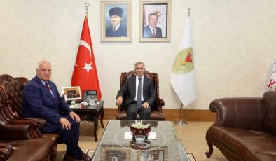 Vali Ünlüer, Başkan Selim Cüce’yi Misafir Etti