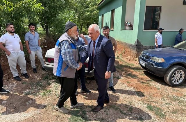 Başkan Selim Cüce, Güzelbahçe Mezrası’nda Vatandaşlarla Buluştu