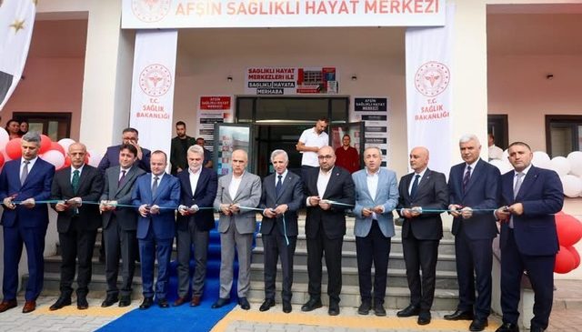 Afşin Sağlıklı Hayat Merkezi Törenle Hizmete Açıldı