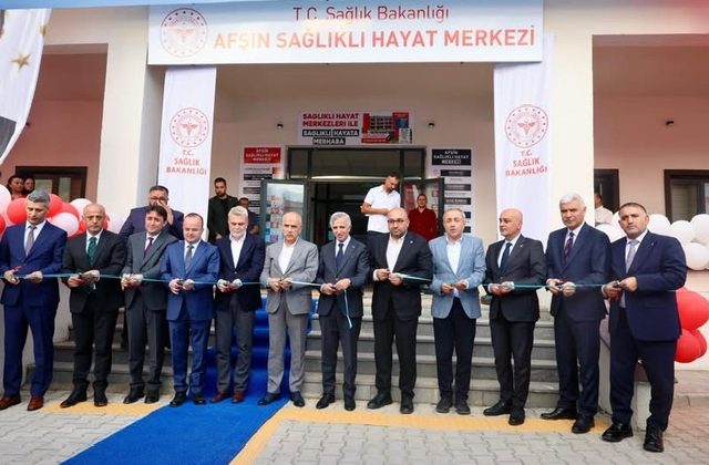 Afşin Sağlıklı Hayat Merkezi Törenle Hizmete Açıldı