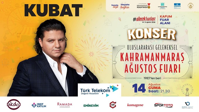 Sevilen Sanatçı Kubat, KAFUM’da Sahne Alacak