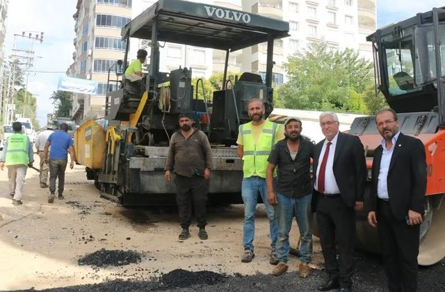 Pazarcık’ta sıcak asfalt çalışmaları hız kazandı