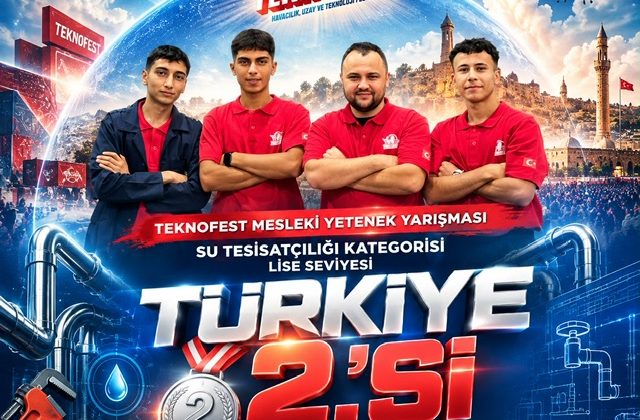 TEKNOFEST’TE KAHRAMANMARAŞ’A TÜRKİYE İKİNCİLİĞİ