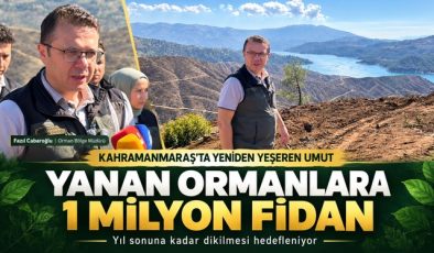 Kahramanmaraş’ta Yanan Ormanlar İçin 1 Milyon Fidan Toprakla Buluşacak