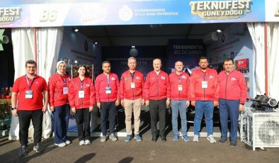 YÖK Başkanı Özvar, TEKNOFEST’te KSÜ Standını Ziyaret Etti