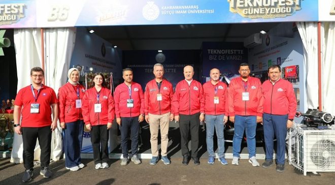 YÖK Başkanı Özvar, TEKNOFEST’te KSÜ Standını Ziyaret Etti
