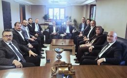 AK Parti İl Başkanı Gül’den KSÜ Hastanesi Başhekimi Nazik’e Hayırlı Olsun Ziyareti