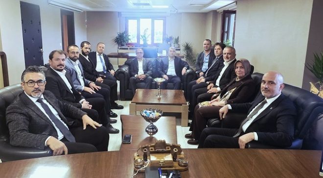AK Parti İl Başkanı Gül’den KSÜ Hastanesi Başhekimi Nazik’e Hayırlı Olsun Ziyareti