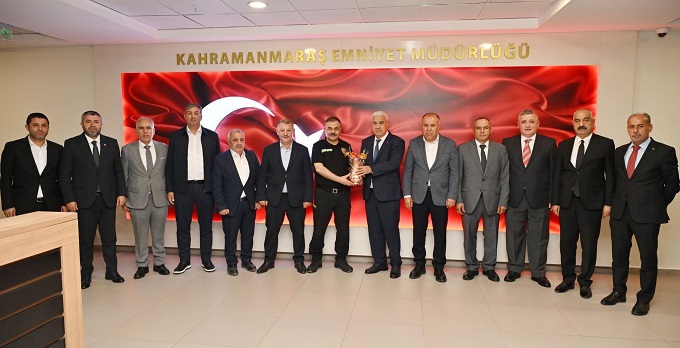 Esnaf Odalarından Emniyet Müdürü Kalaycı’ya “Hayırlı Olsun” Ziyareti