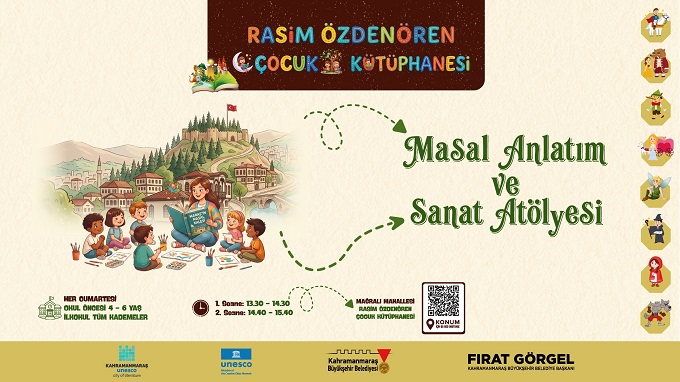 Miniklerin Cumartesi Keyfi Masal ve Sanatla Taçlanıyor