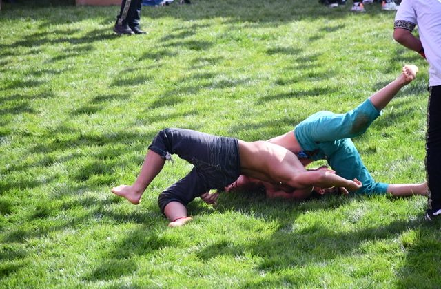 15. Bertiz Baydemirli Geleneksel Kısa Şalvar Güreş Festivali Coşkuyla Başladı