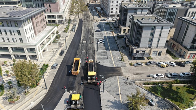 Büyükşehir, Hükümet Bulvarı’nın Asfaltını Yeniliyor