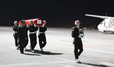 Şehit Yusuf Güneş’in Naaşı Kahramanmaraş’ta Karşılandı
