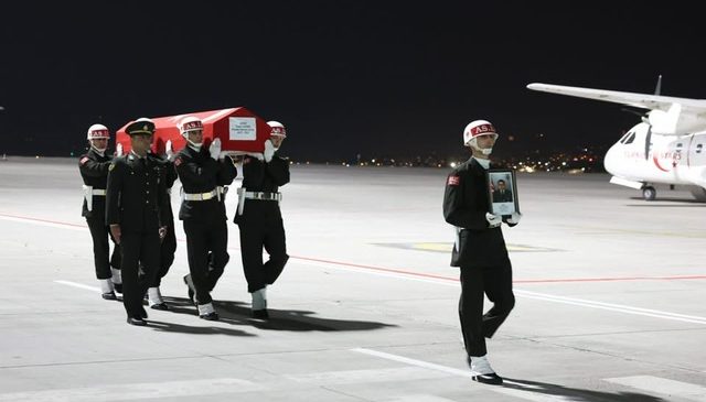 Şehit Yusuf Güneş’in Naaşı Kahramanmaraş’ta Karşılandı