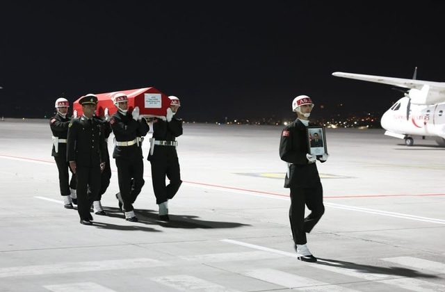 Şehit Yusuf Güneş’in Naaşı Kahramanmaraş’ta Karşılandı