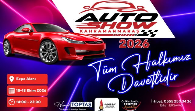 Bölgenin en büyük Auto Show’u ikinci kez Kahramanmaraş’ta kapılarını açıyor!