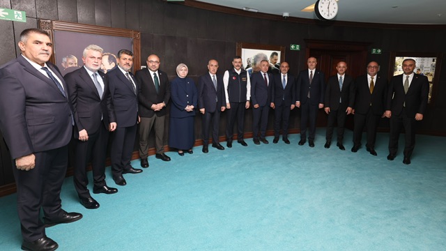 Kahramanmaraş Heyetinden İçişleri Bakanı Mustafa Çiftçi’ye Ziyaret