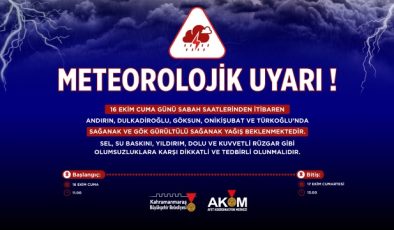 Vatandaşların Dikkatine! 5 İlçede Kuvvetli Sağanak Yağış Uyarısı