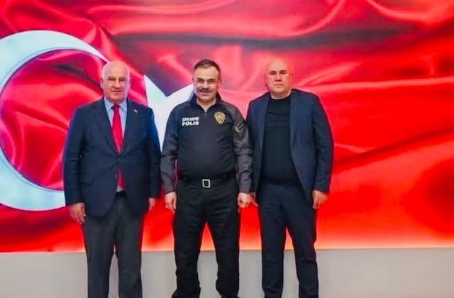 Ekinözü ve Göksun Belediye Başkanlarından Emniyet Müdürü Kalaycı’ya Ziyaret