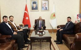 Vali Ünlüer, KASİAD Başkanı Dinçer ve Yönetim Kurulu Üyelerini Kabul Etti